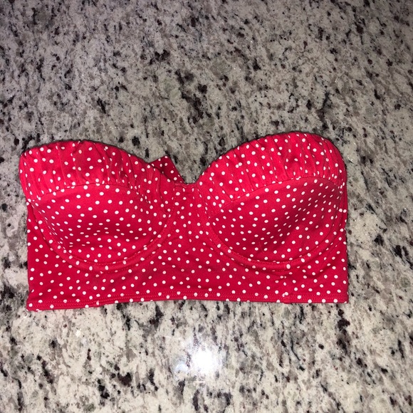 ABERCROMBIE & FITCH RED POLKA DOT BIKINI - Picture 2 of 5